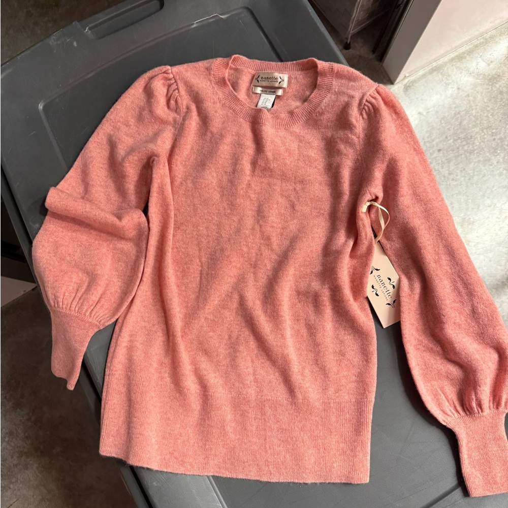 Nanette Lepore cashmere Women's Coral Sweater